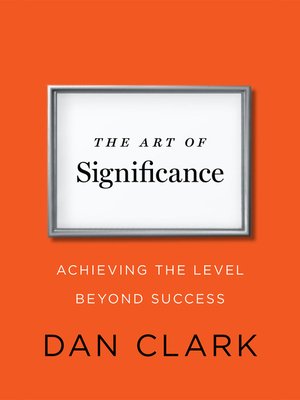 cover image of The Art of Significance